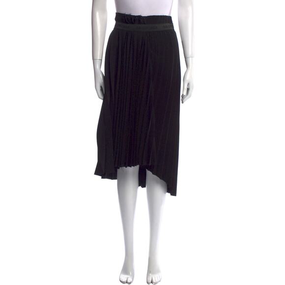 Balenciaga '2020' Black Midi Length Skirt Size 38